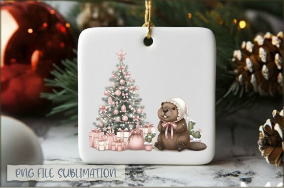 Baby Beaver Christmas Ornament PNG: A Designer’s Review