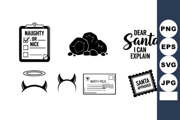 Christmas Naughty Nice Checklist Illustrations Review