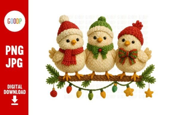 Crochet Christmas Chicks PNG: Brand Review