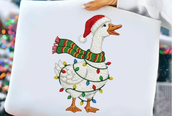 Crochet Christmas Goose PNG: Festive Illustrations