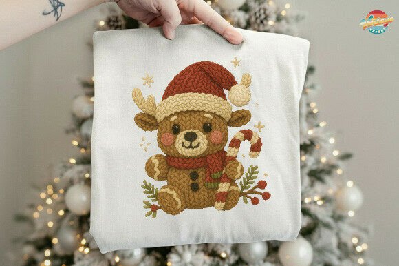 Crochet Reindeer Teddy Christmas PNG Review
