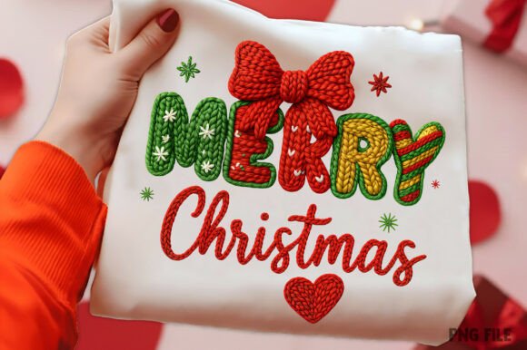 Crochet Yarn Merry Christmas Png: Illustrations Review