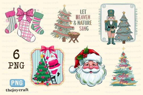 Faith Christmas PNG: Nativity Illustrations