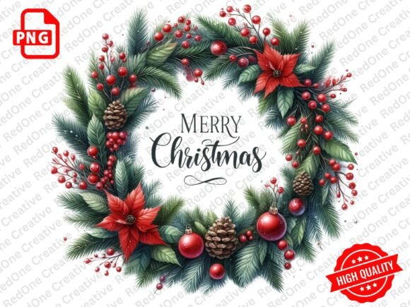 Merry Christmas PNG & Sublimation Illustrations