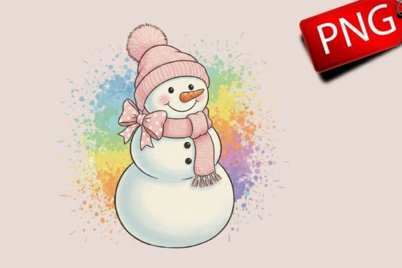 Pink Snowman PNG: A Designer’s Review