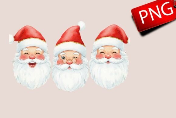 Preppy Brushstroke Santa PNG Review