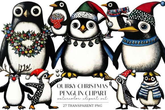 Quirky Christmas Penguin Clipart: A Seller’s Review