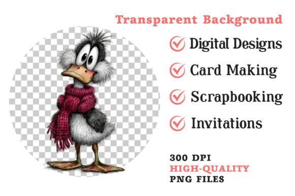 Review: Christmas Whimsical Baby Duck Clipart Illustrations