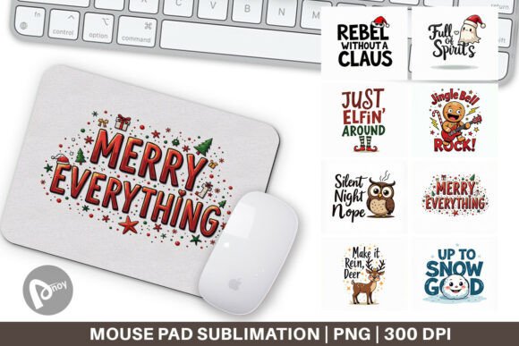 Reviewing the Chaotic Christmas Mouse Pad Design