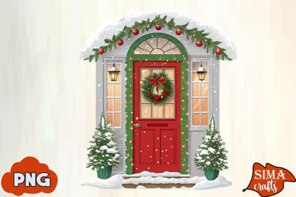 Reviewing the Christmas Door PNG Sublimation Design