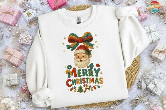 Santa Crochet PNG: Festive Illustrations