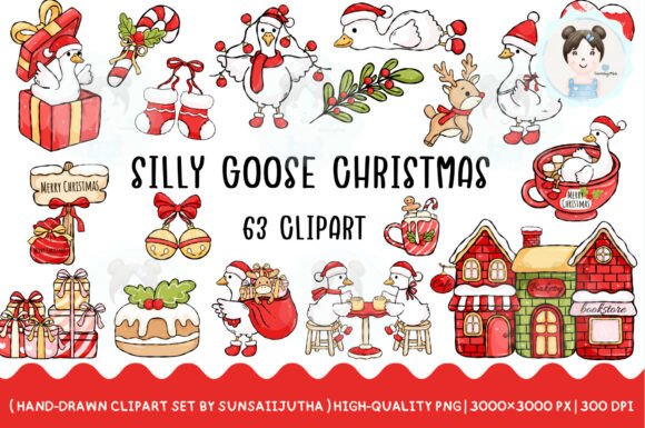 Silly Goose Christmas Clipart: A Designer’s Review