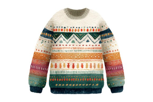 Ugly Sweater Lights Illustrations Review